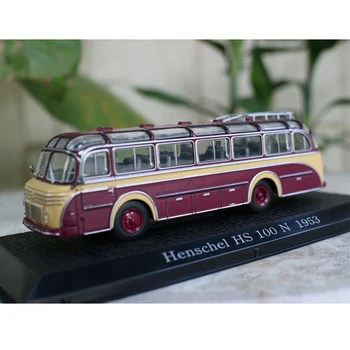 

1/72 metal simulation bus model toy car hs 100N 1953 bus alloy die-casting classic vehicle static model collection gift