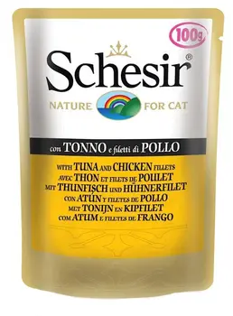 

SCHESIR SCHESIR CAT TUNA & CHICKEN for adult cats with tuna and chicken 100g