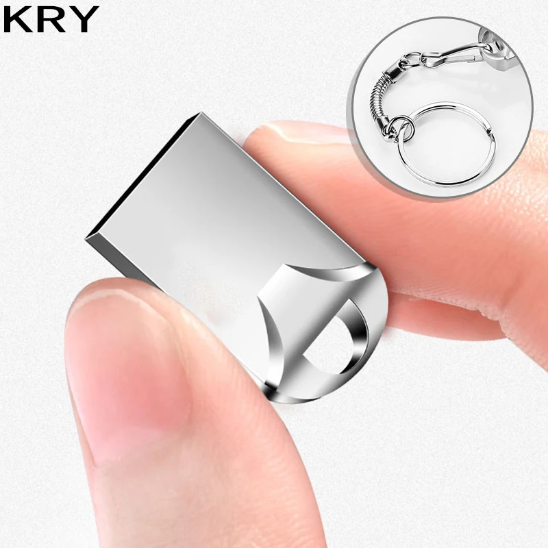 Мини металлический флеш накопитель 64 ГБ USB флэш Гб USB2.0 Флешка 32 16 8 с подарочным
