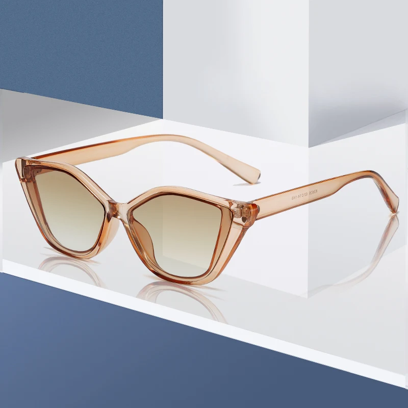 Модные женские солнцезащитные очки кошачий глаз брендовые дизайнерские UV400