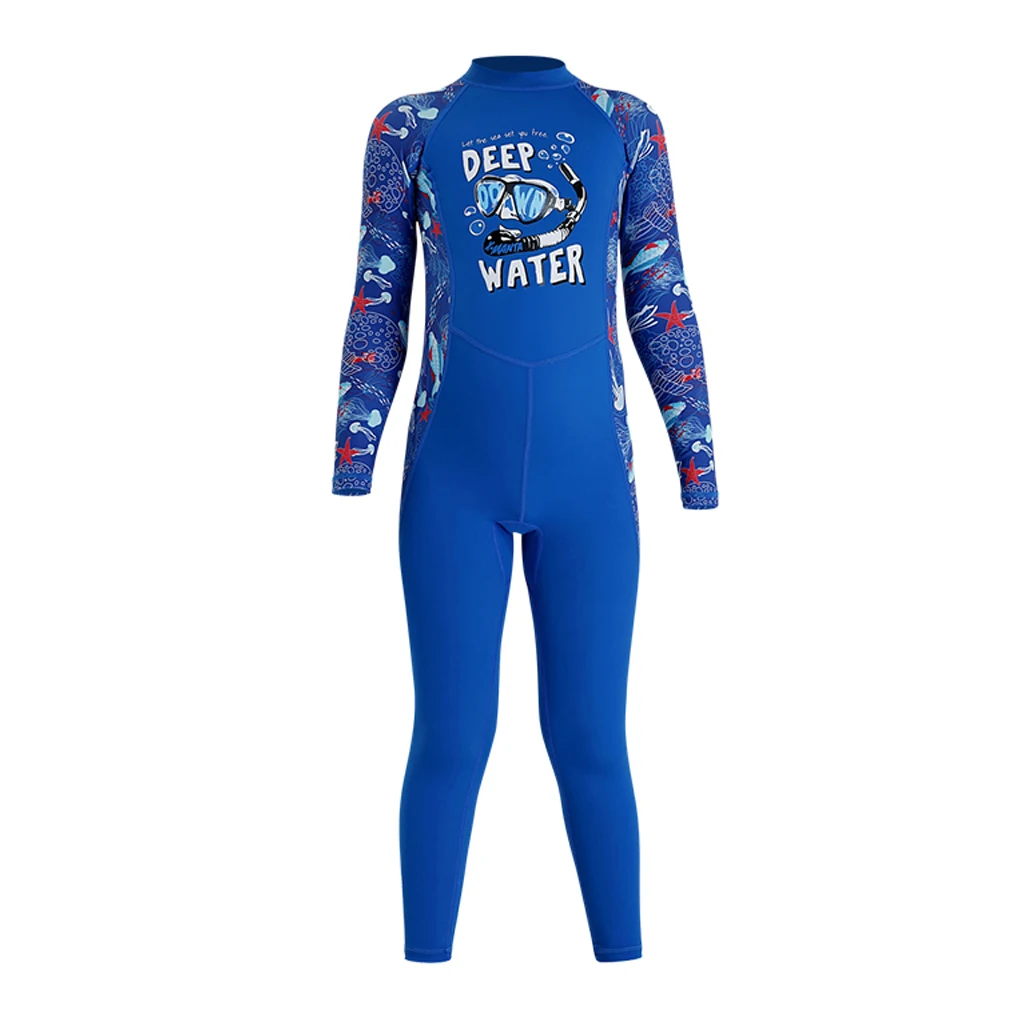 Kids Diving Suit Wetsuit One-Piece Underwater Jumpsuit UV Protect Youth Swimsuit Water Sports Wetsuits