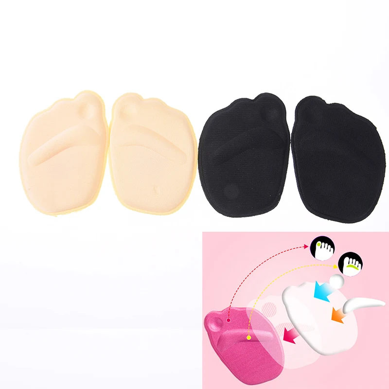 

Women Soft Insert Anti-Slip Foot Protection Pads High Heel Pain Relief Female Shoes Insert Forefoot Insoles Shoes Support
