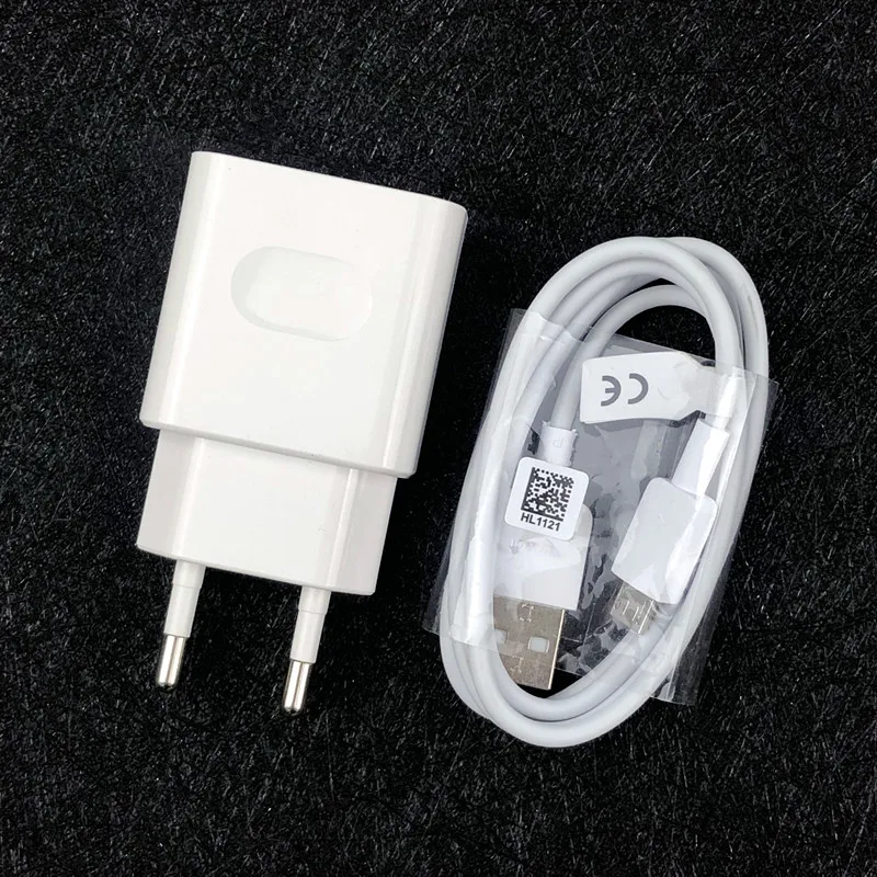 huawei быстрое зарядное устройство QC2.0 Быстрая Зарядка адаптер usb кабель для P20 30 lite P9 mate 20 lite nova 3 e 4e y6 P smart z - Тип штекера: EU with Micro