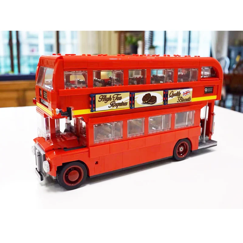 

10258 1686pcs City Creator London Bus Building Block Bricks Toy Compatible Legoinglys 21045 Diy Toy Children Birthday Gifts