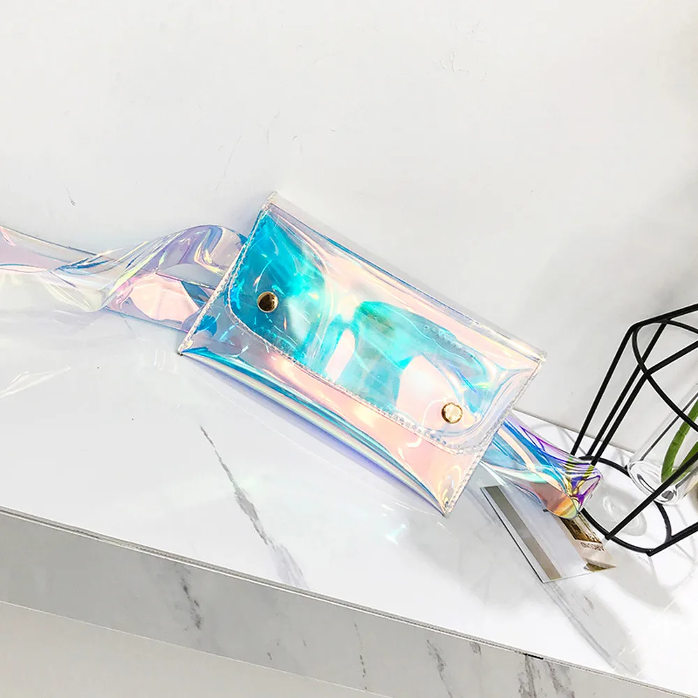 Fanny Pack Для женщин сумка на поясном ремне через плечо милые прозрачные Водонепроницаемый пляжная сумка-Кроссбоди Marsupio Donna сумка через плечо сумка сумочка