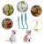 3ШТ Pet Flea Remover Tool Pet Flea Clip Scratching Hook Remover Cat Dog Grooming Supplies Tick Picker Flea Removal Tool Comb