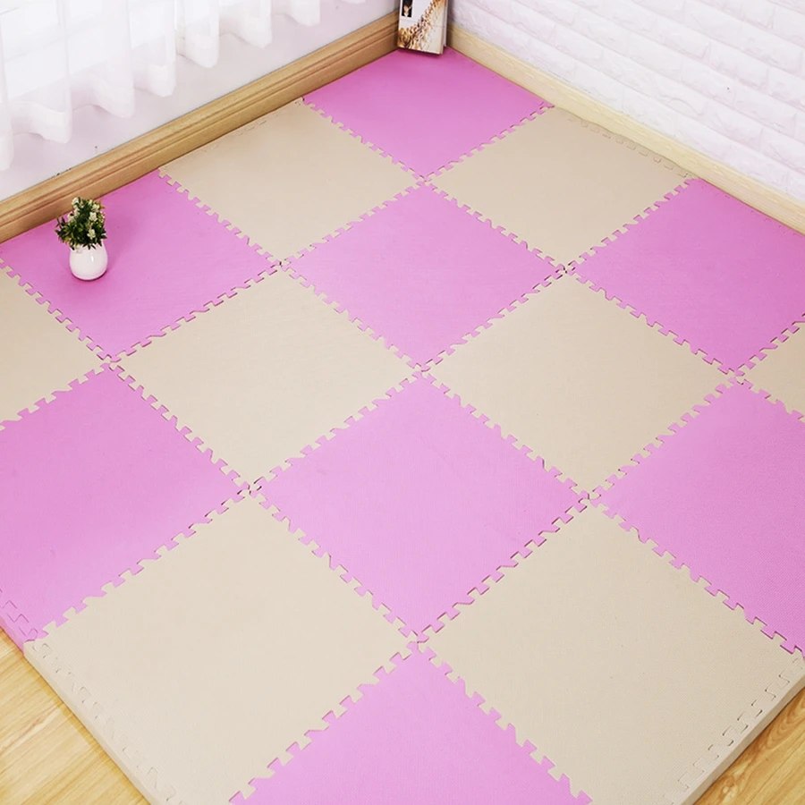 Top Sale DIY 30*30*1cm Baby Foam Puzzle Play Mat kids Rugs Toys carpet for children Interlocking Exercise Floor Tiles