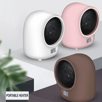 

Electric Heater Portable Heater Fan Room Heater Desktop Mini Heating Air Heater for Home Space Winter Warmer Fan Solar Power