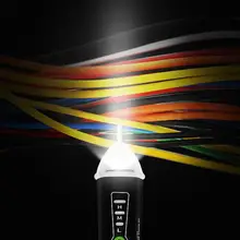 Бесконтактный Тестер Напряжения er Многофункциональный тест электроэнергии ручка с светодиодный фонарик зуммер сигнализация для электрика