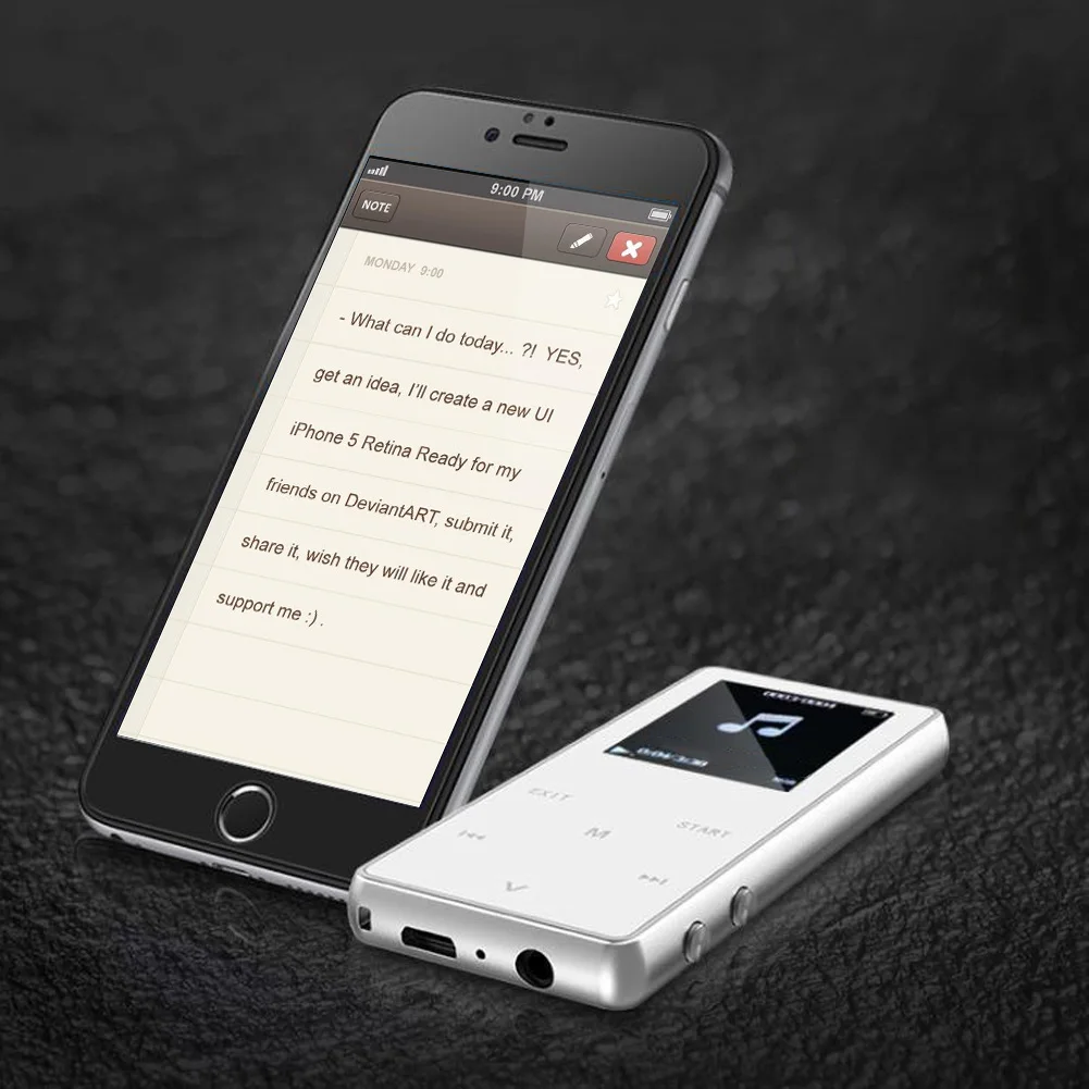 Bluetooth MP4 Длинный резервный сенсорный экран электронная книга HIFI видео громкоговоритель без потерь fm-радио многофункциональный музыкальный плеер Ультратонкий