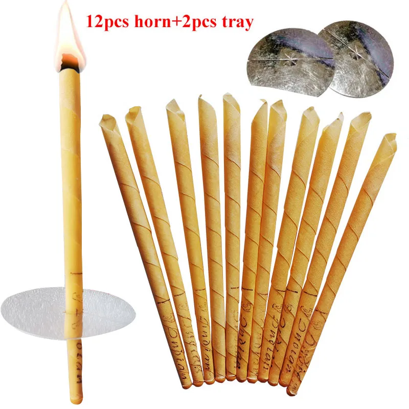 Восковая свеча для ушей практичный натуральный средство удаления пчелиного