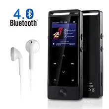 Mp3-плеер с Bluetooth портативный мини металлический HiFi музыкальный плеер без потерь с fm-радио, рекордер, расширяемая sd-карта до 128 ГБ