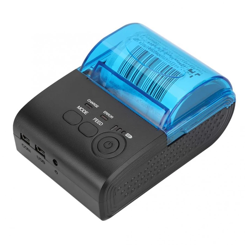 USB Серийный 5805DD Bluetooth Термопринтер для Android системы с батареей 110-240 В термопринтер с европейской вилкой