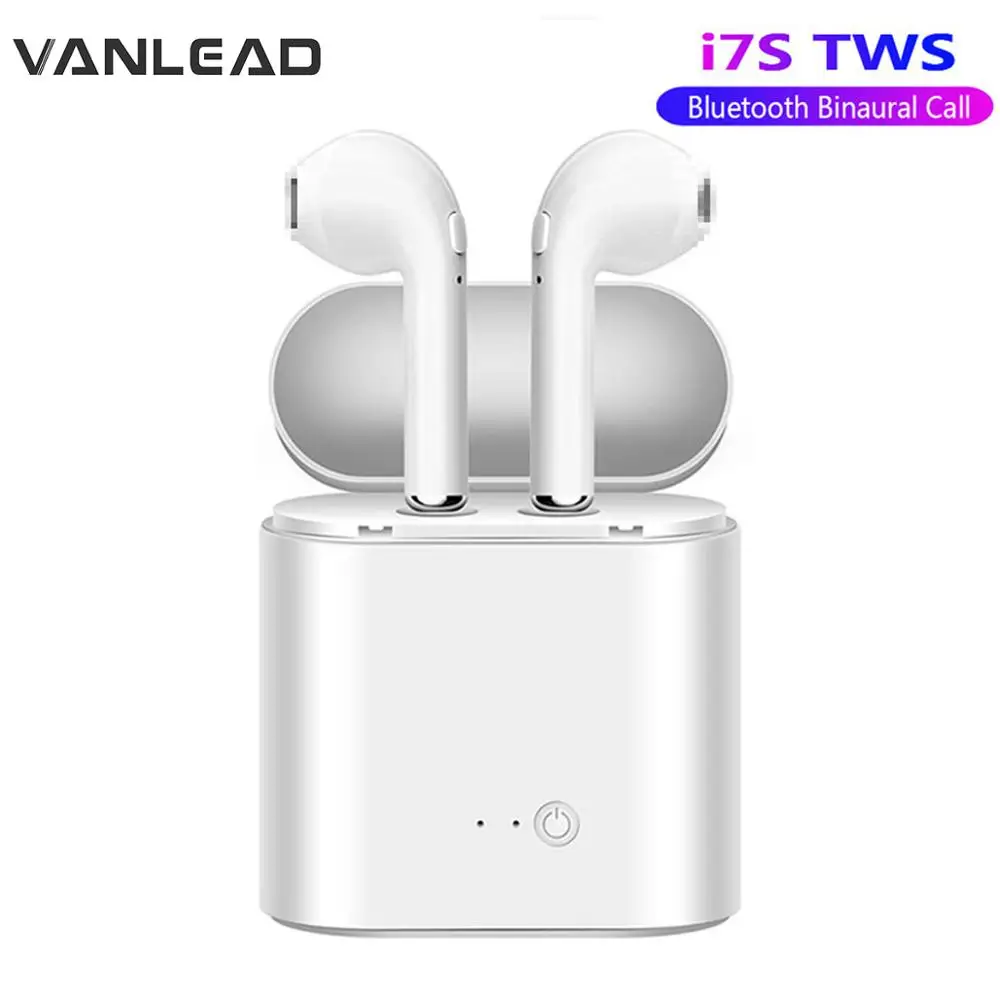 

Bluetooth Earphone i7s TWS Wireless Headsets Stereo Earbud Headset For All Smart Phone Headset With Charging Mic Earphone