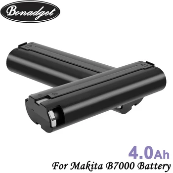 

Bonadget 2Piece 7.2V 4000mAh NI-MH Battery For MAKITA 7033 7002 7000 632003-2 191679-9 192532-2 Cordless Drill Tools Battery