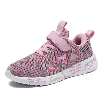 

New Children's Running Shoes 2020 Summer Breathable Outdoor Boys Girls Sneakers Brand Boy Sport Shoes black pink Kids Sneakers