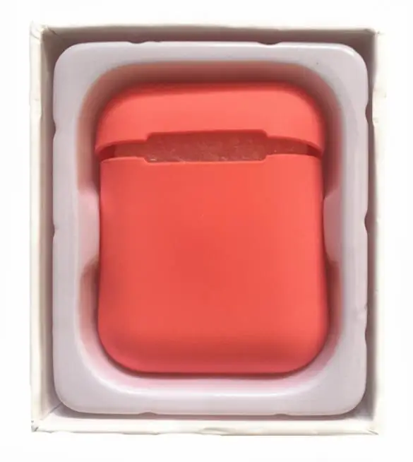 rose red ТПУ силиконовый Bluetooth беспроводной чехол для наушников с посылка коробка защитный чехол кожа посылка для Apple Airpods - Цвет: rose red