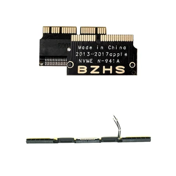 

2 Pcs NGFF M.2 NVME SSD Adapter Card & 1Pcs WiFi ISight Wireless Antenna Aerial Cable 817-01634