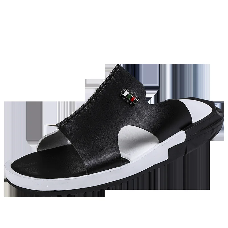 

Summer Breathable Extra Large MEN'S Slippers 45 Widened Plus-sized 46 Yards Fashion Men's Anti-slip A- line Slippers Sandals