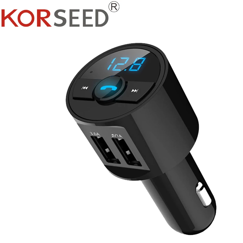 

Car Mp3 Player Bluetooth 5.0 FM Transmitter Multiport USB Car Charger Wireless Modulator Handsfree Power Adapter Car Accessories
