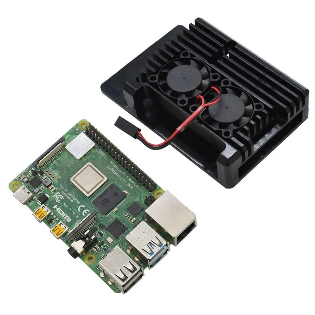 2G ram для Raspberry Pi 4 поколения Модель B Тип компьютерная макетная плата двойной экран 4K выход двухчастотный Wi-Fi Bluetooth