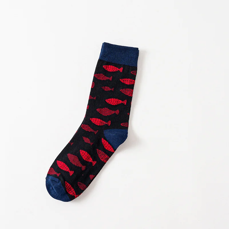 Креативные высококачественные модные забавные женские носки в стиле Харадзюку с забавным принтом с фруктами милые носки - Color: 21