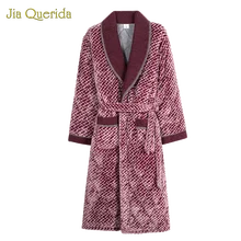 Для мужчин банные халаты роскошные бархатные Для мужчин Robe купить напрямую из Китая, банный халат 3 Слои ватник теплая хлопковая зимняя Домашняя одежда кимоно Ночной халат