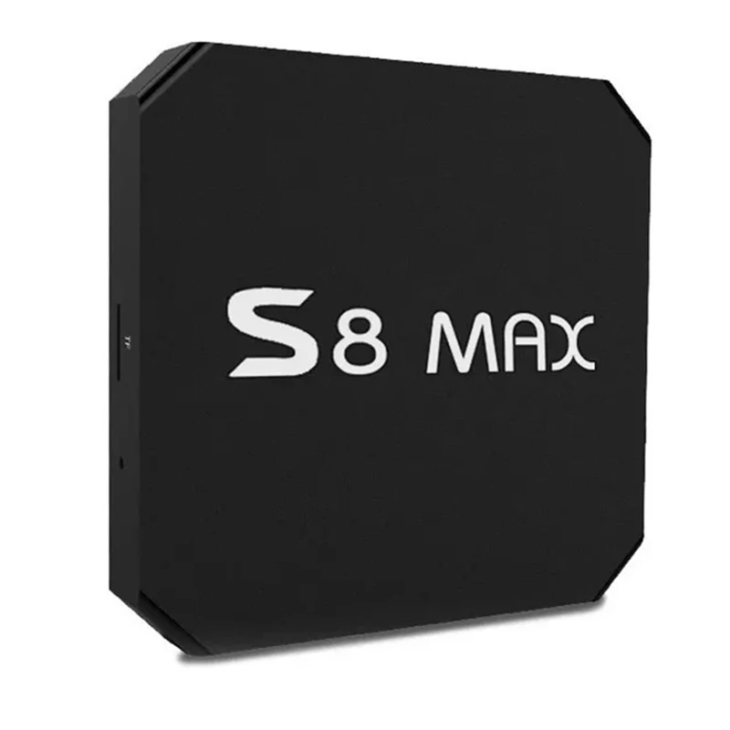 Android 8,1 S8 MAX плеер двухдиапазонный wifi+ Bluetooth 4,1 4+ 32G 4K сетевая приставка, штепсельная вилка европейского стандарта