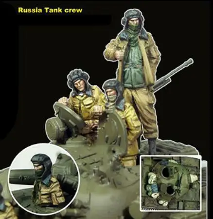 1/72 Русский Танк(без бака) смола фигура строительный комплект