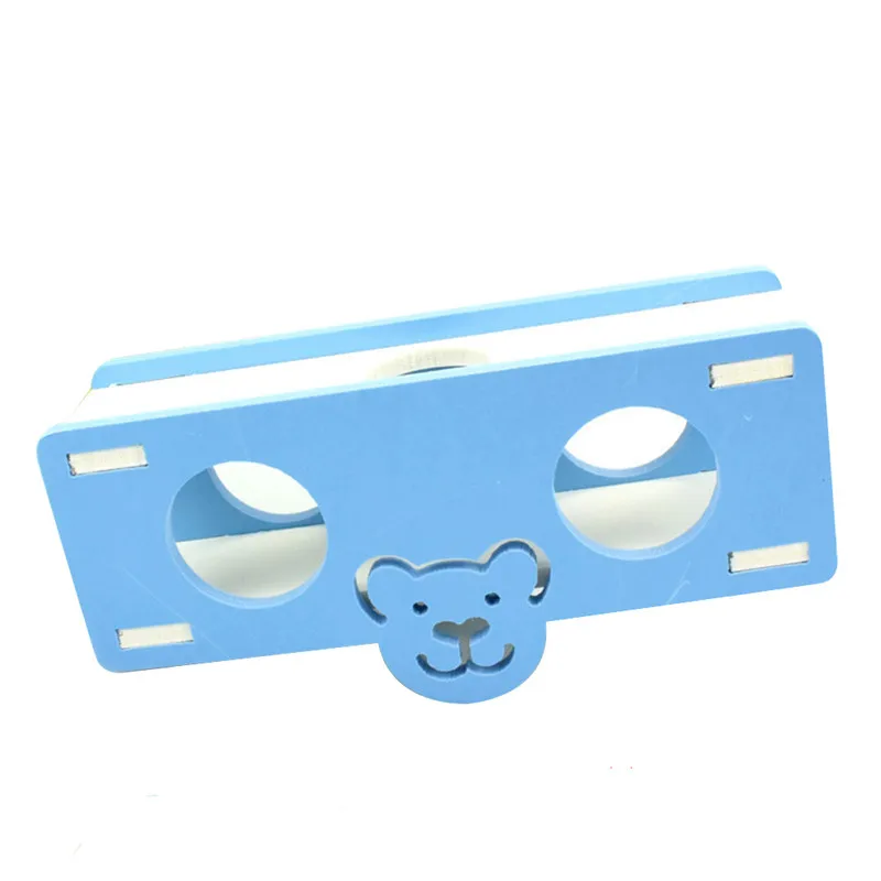 blue bear S Красочная и интересный хомяк Seesaw роликовая лестница для спортзала маленькая животные белка морская свинка маленькая мышка Спортивная упражняющая игрушка - Цвет: blue bear S