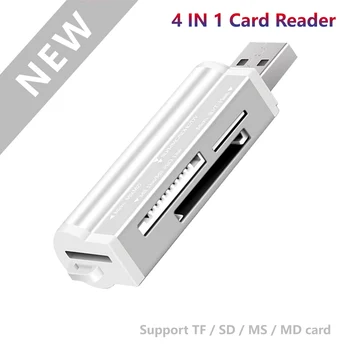 

Wholesale smart All in one USB 2.0 Multi Memory Card Reader for Micro SD / TF M2 MMC SDHC MS Duo