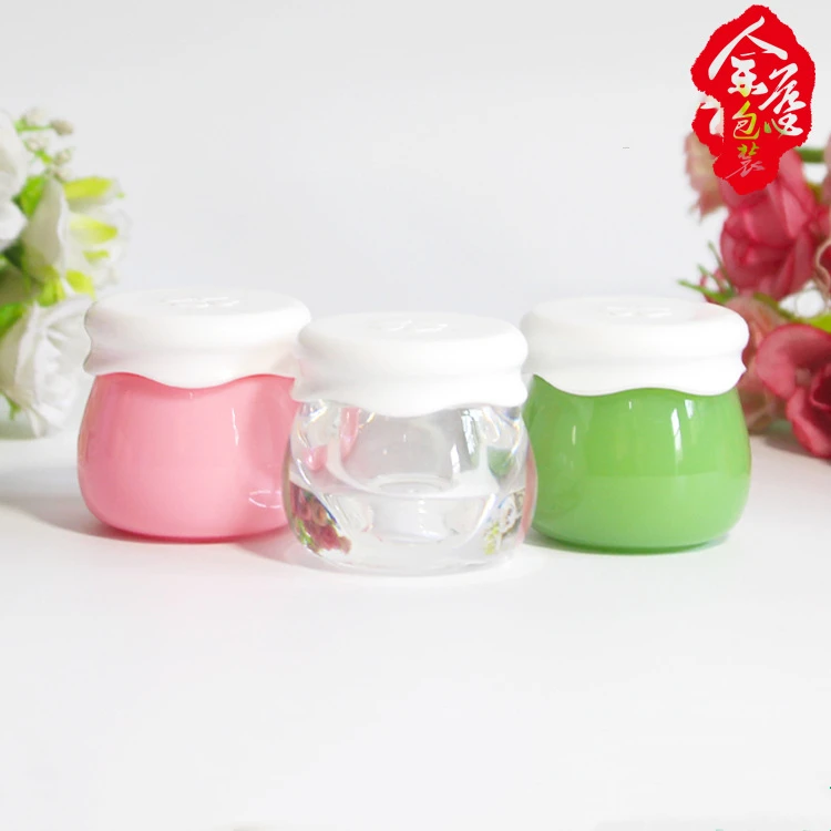 

10g Creative Acrylic Empty Refillable Bottles Portable Face Cream Lotion Cosmetic Container for Travel Makeup Jar Box with Lid