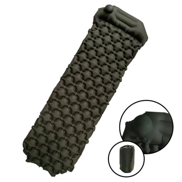 

Outdoor TPU Ultralight Topselling Inflatable Sleeping Pad Camping Mat With Pillow Air Mattress Sleeping Cushion inflatable sofa