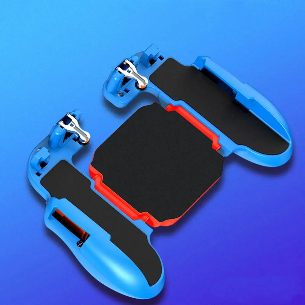 Новые геймпады H5 игровой контроллер игровая помощь ручка игровой коврик IOS/Android мобильный телефон планшет есть куриный переключатель контроллер - Цвет: BLUE