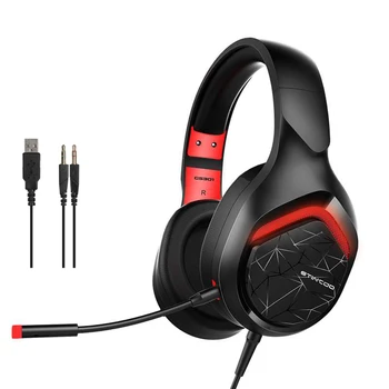 

SOMIC GS301 Wired Gaming Headset USB Over Ear Wired Stereo Headphones with Microphone for Xbox/PS4 PC Computer Led Light Headset