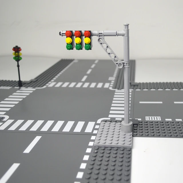 Jeux de construction LEGO City - Route droite et carrefour - 7280