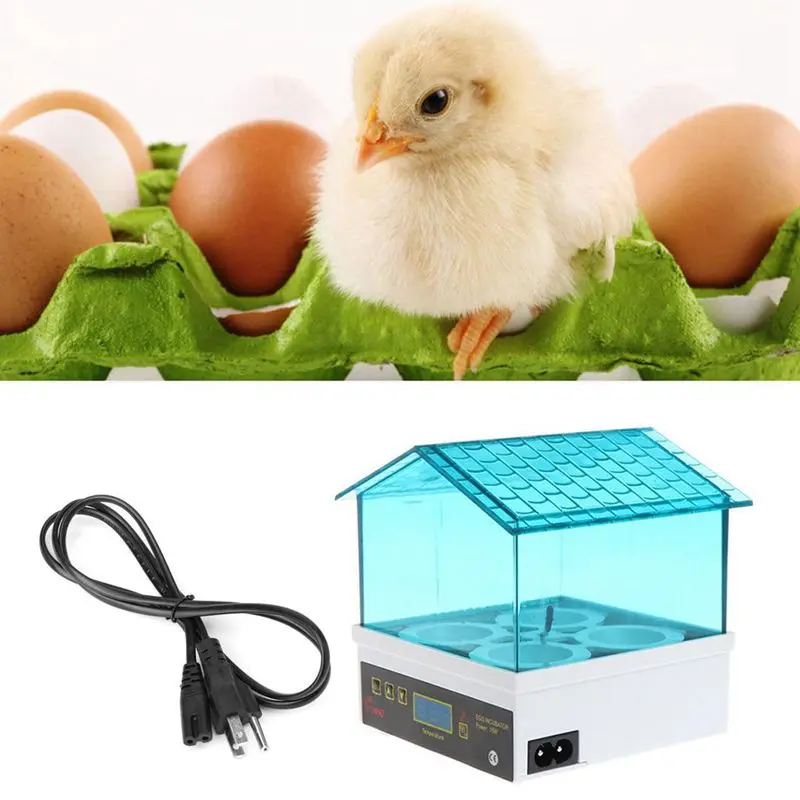 

Digital Temperature Small Brooder 4 Mini Brutstätte Egg Incubator Hatcher for Chicken Duck Bird Dove Quail UE Plug