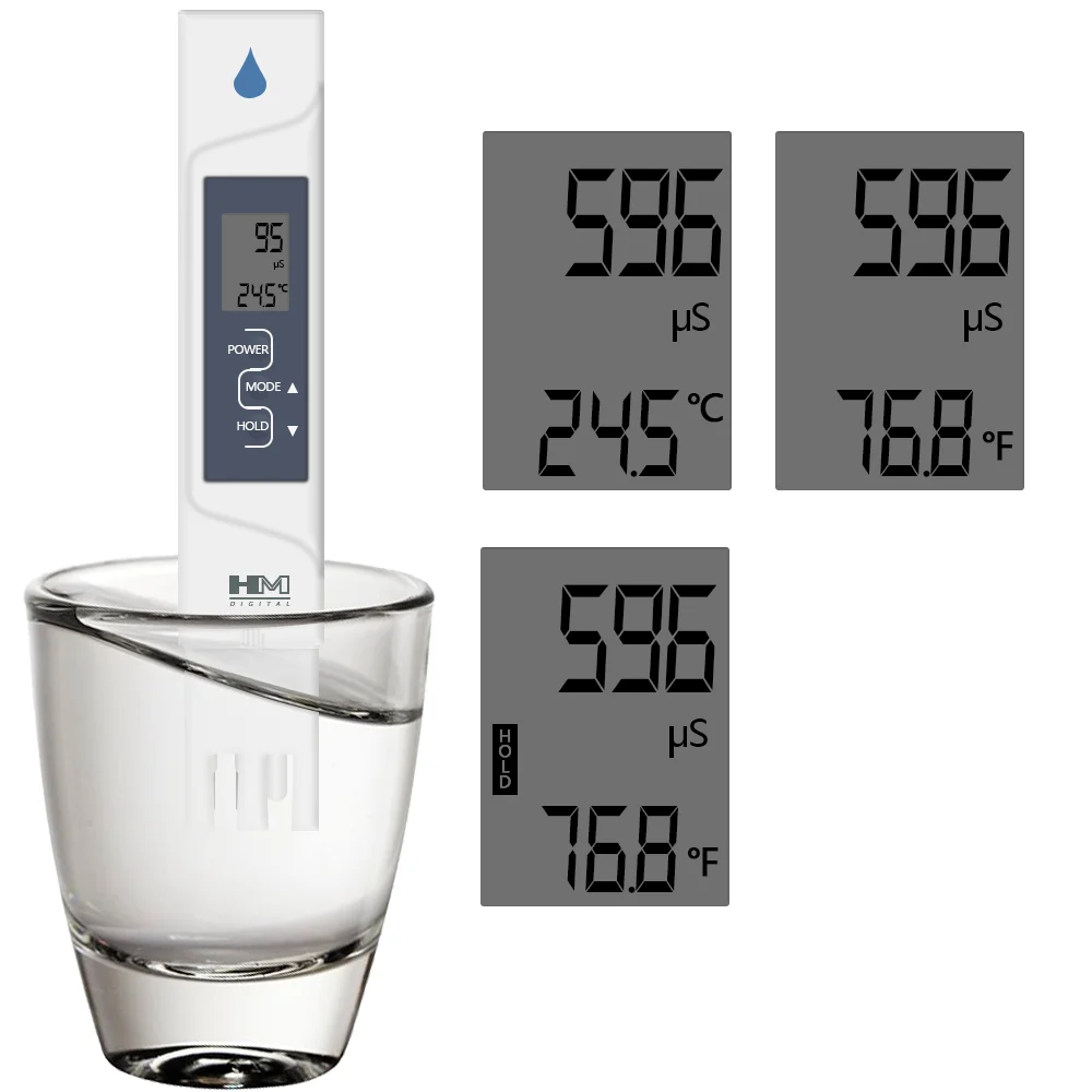 HM Digital AquaPro EC Meter Temperature Water Quality Tester