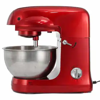 

1000W 5L Stainless Steel Bowl 6-speed Kitchen Food Stand Mixer Cream Egg Whisk Blender Cake Dough Bread Mixer Maker Machine