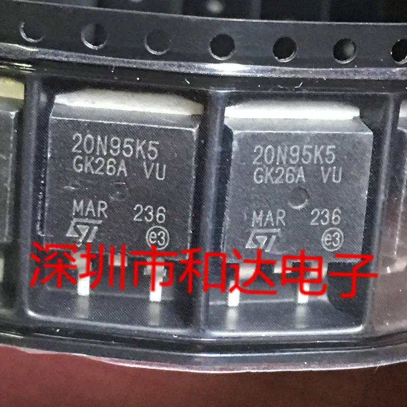 

STB20N95K5 20N95K5 TO-263 950 в 17 а