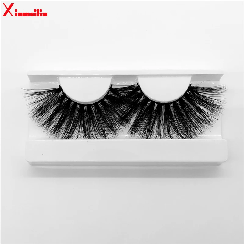 

25mm 3D mink lashes natural long fluffy thick volume individual false eyelashes wholesale makeup dramatic eyelashes MG05