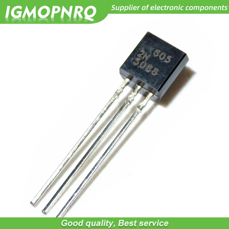 100 шт. 2N5088 5088 TO-92 NPN Gen Pur SS биполярные транзисторы-BJT новый оригинальный |