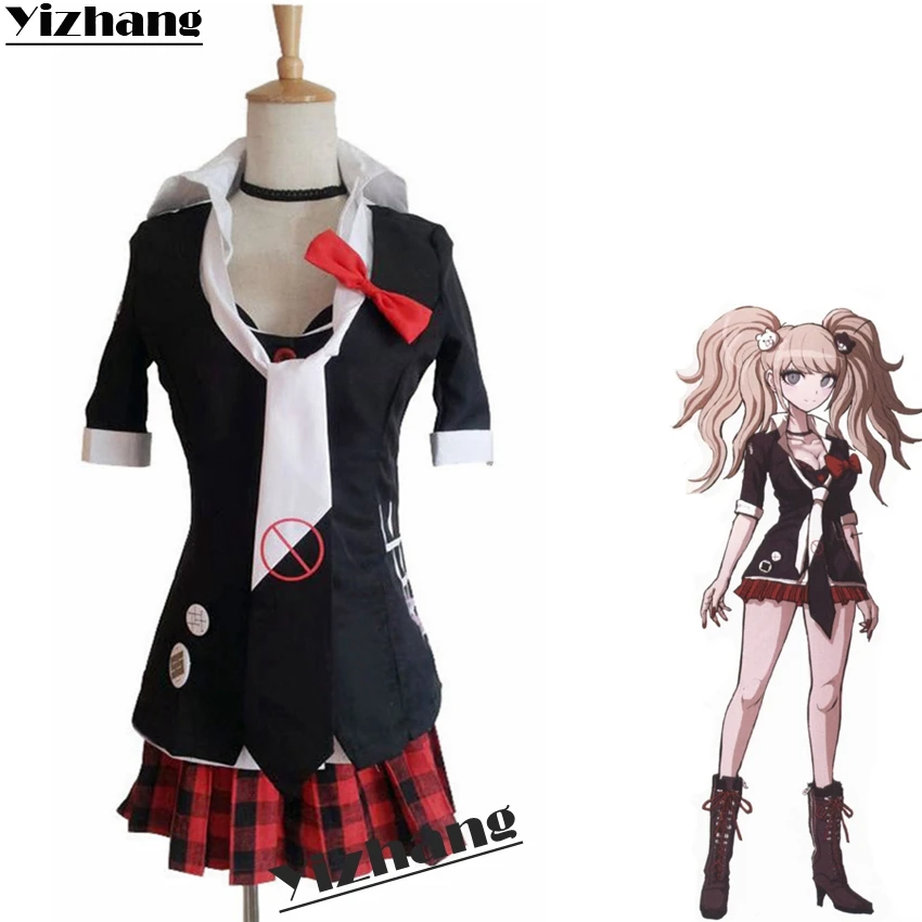 Yizhang аниме Danganronpa 1 Kirigiri Киоко Maizono Sayaka asahina aoi Косплей Костюм yasuhiro taeko Униформа полный комплект одежды