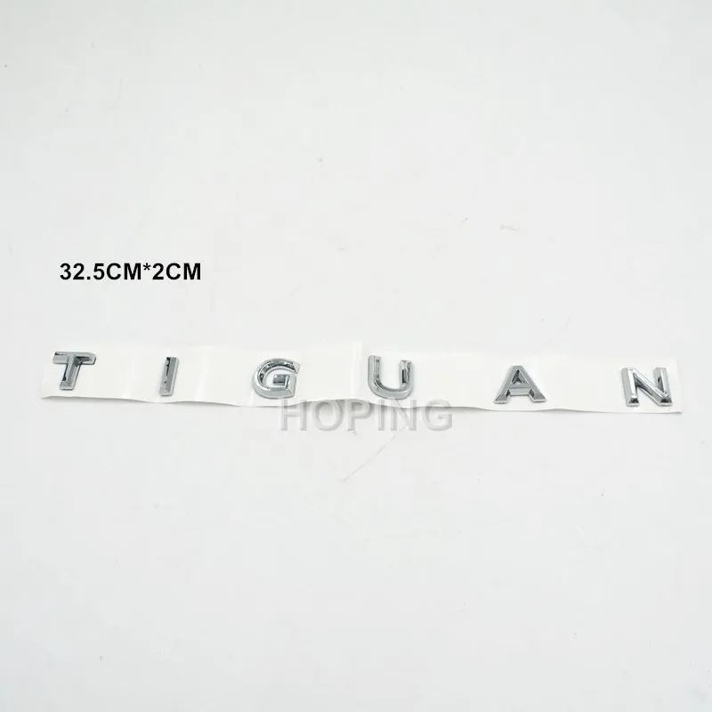 Hoping Ready Stock 3D Chrome ABS For TIGUAN Car Styling Rear Trunk Logo Badge Sticker