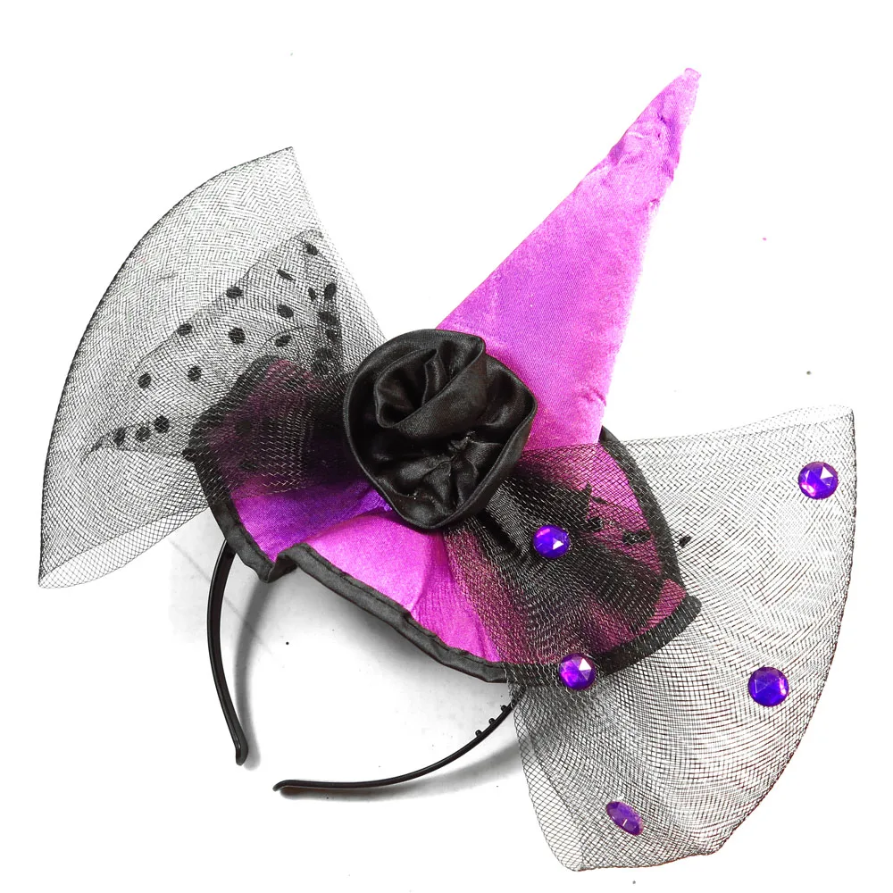 Purplebowtiehat Новинка, рождественские, новогодние, вечерние, на Хэллоуин, шапка на голову, праздничные, вечерние, аксессуары, веселые украшения для вечеринки - Цвет: Purplebowtiehat