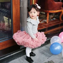 Юбка-пачка для маленьких девочек, юбка-американка для балерины, юбка для маленьких девочек, юбка-пачка для вечеринки, пышные Детские балетные юбки, фатиновая Нижняя юбка