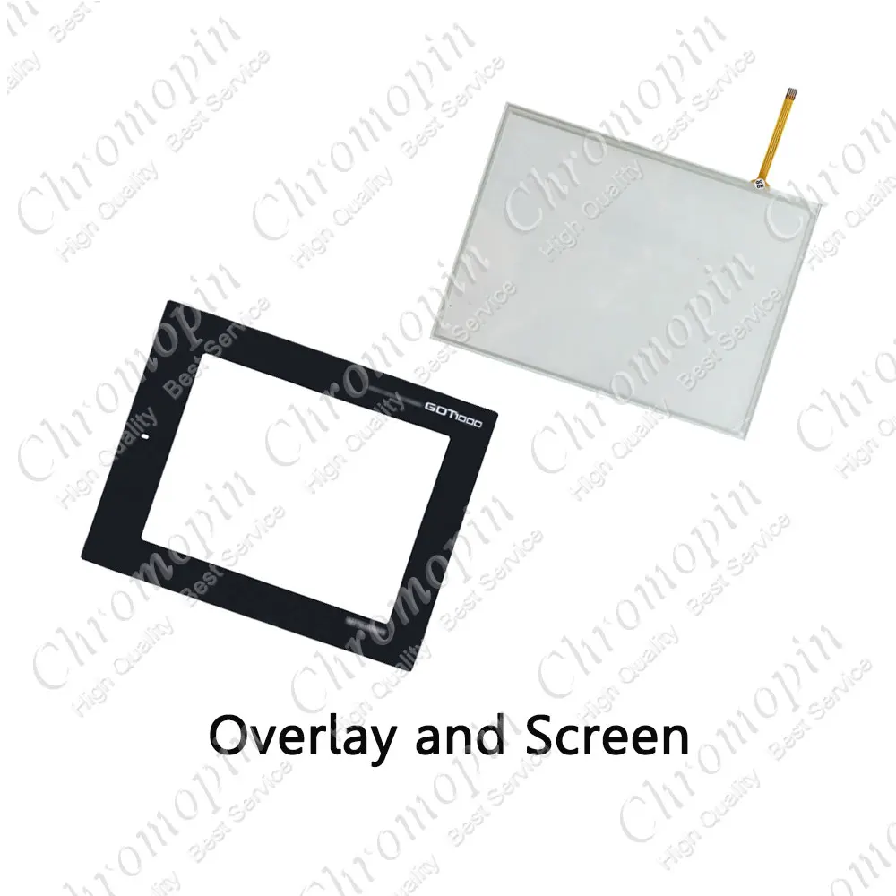 Screen with overlay Сенсорная панель для Mitsubishi GT1265VNBA HMI& пленка оцифрована 365 дней гарантии на стекло экрана GT1265VNBD - Цвет: Screen with overlay