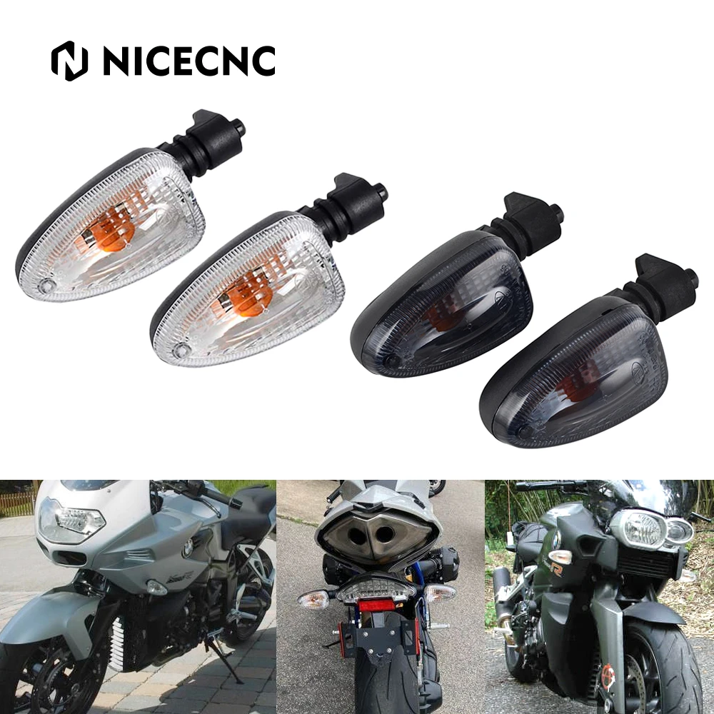 Turn Signal Indicator Lights For BMW K1200R S 2005-2008 R1200GS 2004-2013 Clear