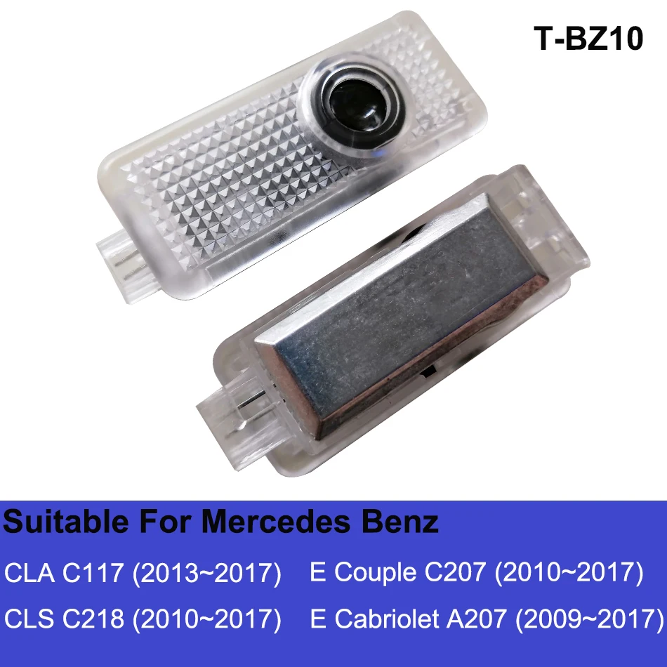 

C207 CLA CLS LED Car Door Welcome Light C117 A207 E Projector Luces Para Auto Interior Lights Accessories For Mercedes Benz AMG
