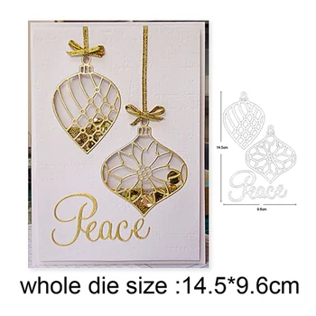 

Metal Cutting Dies christmas bell Scrapbooking Stencils DIY Album Cards Decoration Embossing Folder Die Cutter Tools Mold